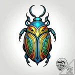 Scarab, tattoo sketch design, new school tatt… – style Jagger Old – tattoo sketch (06.11.2025 05:38)