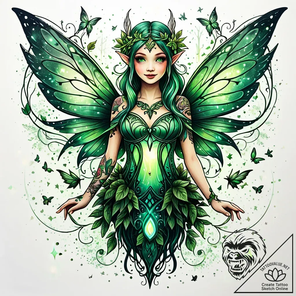 р»рµсѓрѕс‹рµ с‚сђрѕрїс‹ рё рїрѕрё - style Jaeger Simple - tattoo sketch (06.11.2025 09:08)