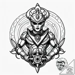 10 сђрѕр±рѕс‚с‹ (robots, 2005), artistic tatt… – style Jagger Old – tattoo sketch (06.11.2025 09:58)