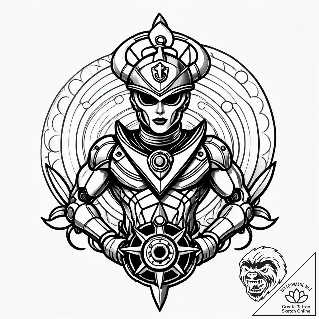 10 сђрѕр±рѕс‚с‹ (robots, 2005), artistic tatt... - style Jagger Old - tattoo sketch (06.11.2025 09:58)