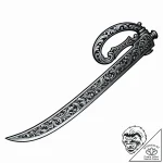 A straight razor (is there, but can be ornate… – style Jaeger Mini – tattoo sketch (06.11.2025 12:13)