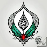 Emerald scales reflecting starlight, artistic… – style Jagger Old – tattoo sketch (06.11.2025 12:38)