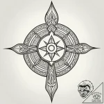 Tat tattoo sketch, saintly figure holding glo… – style Jagger Old – tattoo sketch (06.11.2025 13:58)