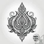 C, concept art for tattoo, on a clean white p… – style Jagger Old – tattoo sketch (07.11.2025 09:38)