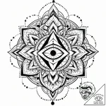 Tat tattoo sketch, ballister and nimona merge… – style Jaeger Mini – tattoo sketch (07.11.2025 09:53)