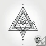 Triad (symbol) – style Jagger Old – tattoo sketch (07.11.2025 09:58)