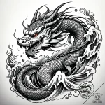 P, artistic tattoo sketch, black and grey tat… – style Jaeger Simple – tattoo sketch (07.11.2025 16:48)