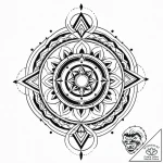 Nixie tube displaying a forgotten number, ink… – style Jaeger Mini – tattoo sketch (07.11.2025 16:53)