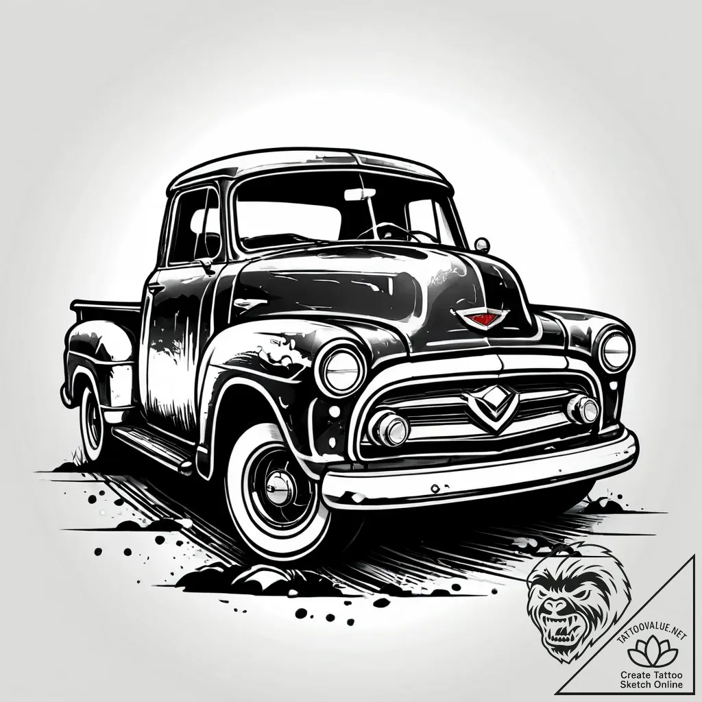 Tattoo sketch, materвђ™s rusty texture with s... - style Jagger Old - tattoo sketch (07.11.2025 17:38)