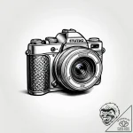 Camera – style Jagger Old – tattoo sketch (07.11.2025 18:18)