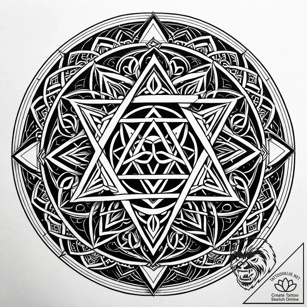 Ring of bone crowned with runes, tattoo drawi... - style Jaeger Simple - tattoo sketch (07.11.2025 19:48)