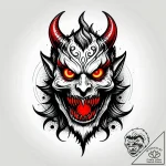 Demon hand offering a cursed, glowing apple,… – style Jagger Old – tattoo sketch (08.11.2025 00:18)