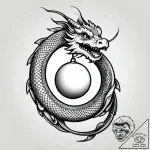 Orb bound in spectral chains, concept art for… – style Jagger Old – tattoo sketch (08.11.2025 00:38)