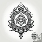 Old coin wrapped in roots, tattoo line art, m… – style Jagger Old – tattoo sketch (08.11.2025 03:23)