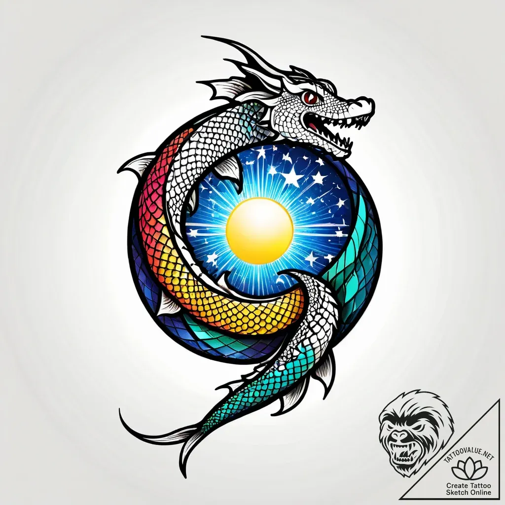 Disco ball shattering into a million stars, t... - style Jagger Old - tattoo sketch (08.11.2025 04:43)