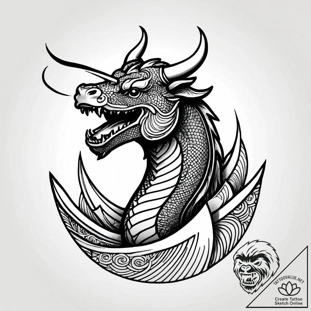 Butcher's diagram of a bull, divided into cut... - style Jagger Old - tattoo sketch (08.11.2025 05:43)