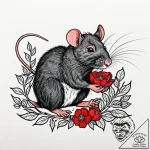 Eskizto, tattoo sketch, remy smelling herbs,… – style Jaeger Mini – tattoo sketch (08.11.2025 06:17)