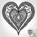 Quartz heart bound in chains, tattoo line art… – style Jagger Old – tattoo sketch (08.11.2025 07:42)