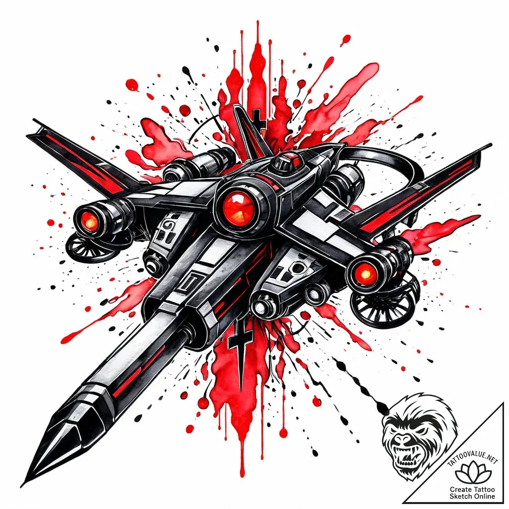Tat tattoo sketch, peni parker piloting sp//d... - style Jaeger Mini - tattoo sketch (08.11.2025 08:58)