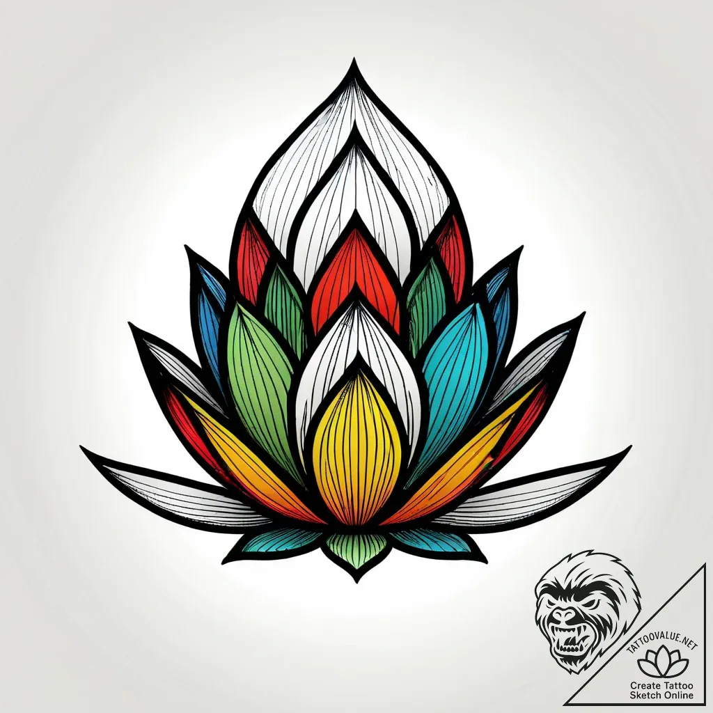 Tat tattoo sketch, sacred plant motifs such a... - style Jagger Old - tattoo sketch (08.11.2025 11:23)