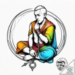 Monkр в р’в р в рір‚в р в р’в р р†р вђљрўв„ўр… – style Jagger Old – tattoo sketch (08.11.2025 11:43)