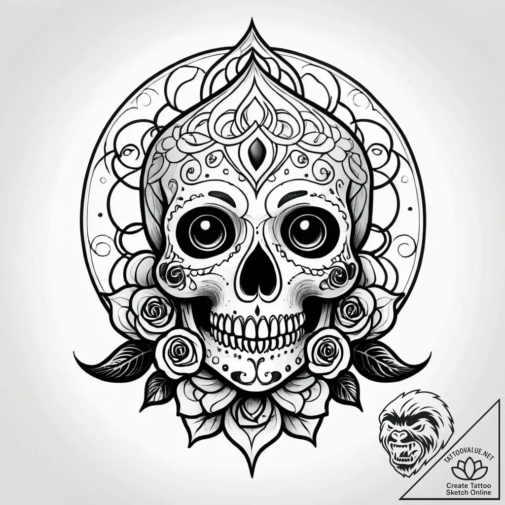 A whimsical bubble in a child's imagination,... - style Jagger Old - tattoo sketch (08.11.2025 12:43)