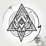 The alchemical symbol for sulfur, tattoo line… – style Jagger Old – tattoo sketch (08.11.2025 13:23)