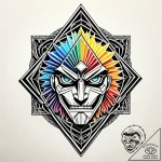 Titan from “attack on titan,” peering over a… – style Jaeger Simple – tattoo sketch (08.11.2025 13:33)