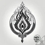 Hollow relic devouring celestial flame, ink i… – style Jagger Old – tattoo sketch (08.11.2025 14:03)
