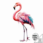 Flamingo – style Jaeger Mini – tattoo sketch (08.11.2025 16:38)