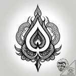 Burning scroll of forbidden text, tattoo sket… – style Jagger Old – tattoo sketch (08.11.2025 17:03)