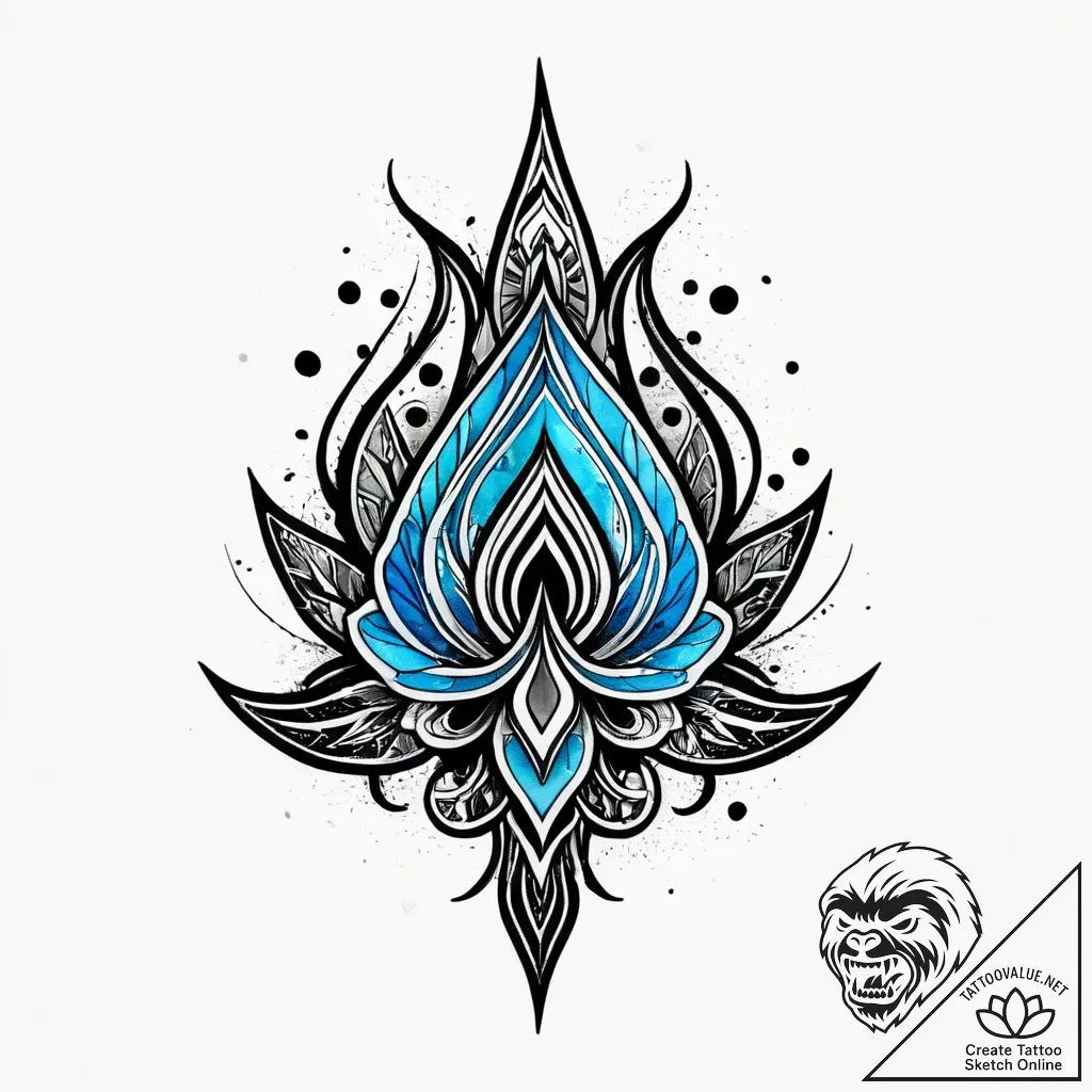 Elder, concept art for tattoo, black outline... - style Jagger Old - tattoo sketch (08.11.2025 19:23)