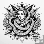 Queenр в р’в р в рір‚в р в р’в р р†р вђљрўв„ў… – style Jaeger Simple – tattoo sketch (08.11.2025 20:52)