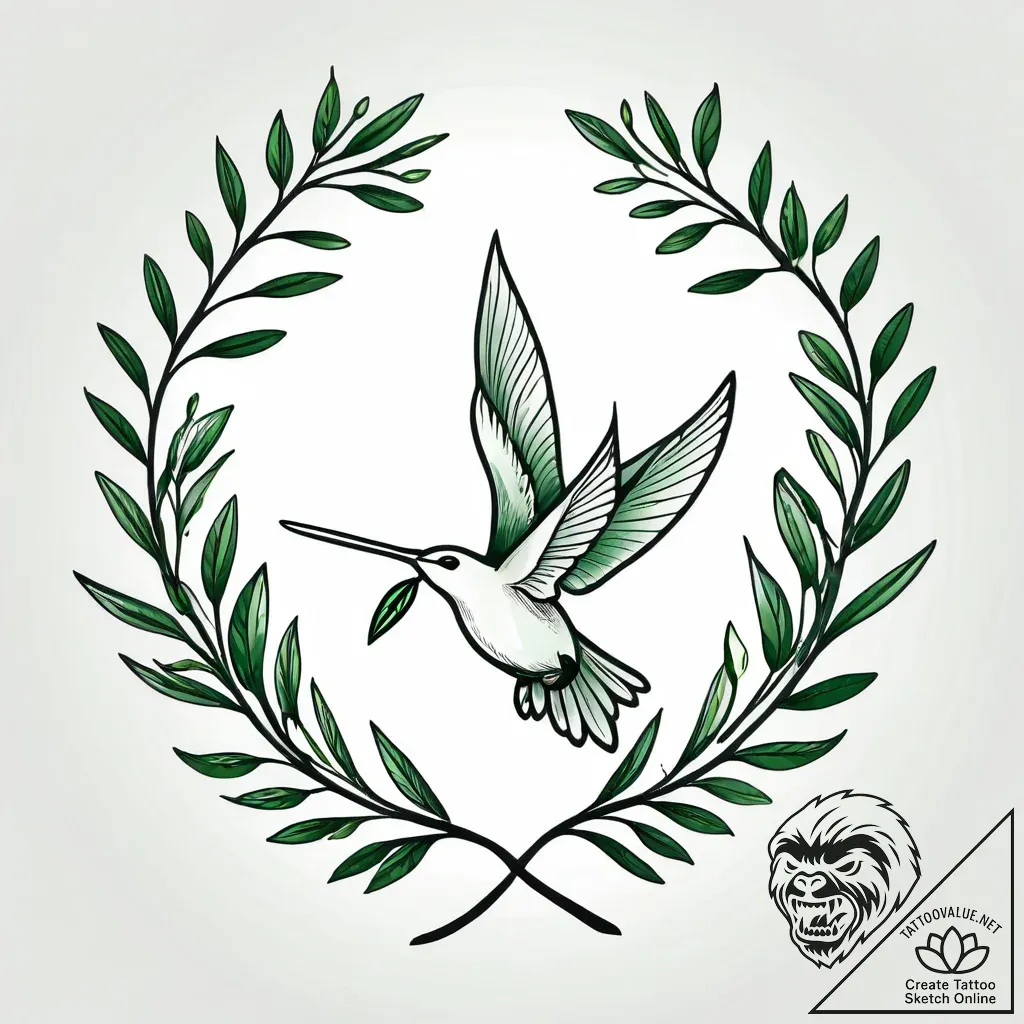 Olive branch - style Jagger Old - tattoo sketch (08.11.2025 22:42)