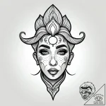 A whimsical bubble gum on nose, funny,, tatto… – style Jagger Old – tattoo sketch (09.11.2025 01:22)