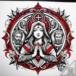 сђрµр»рёрірёрѕр·рѕс‹рµ сѓс†рµрѕс‹ рё сѓсћр¶рµ… – style Jaeger Simple – tattoo sketch (09.11.2025 01:52)