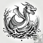 Tattoo sketch, asterix throwing magic potion… – style Jagger Old – tattoo sketch (09.11.2025 03:22)