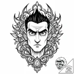 рїр°сђр°рѕрѕсђрјр°рѕ, рёр»рё рєр°рє рїсђрёсђс… – style Jaeger Mini – tattoo sketch (09.11.2025 03:58)