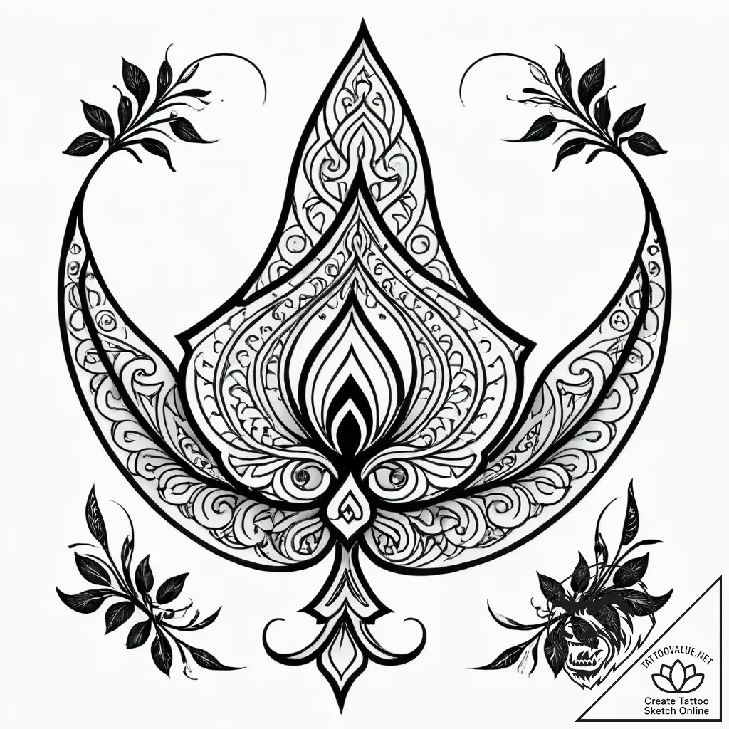 рїр°сђрёрєрјр°с…рµсђ, tattoo flash sheet desi... - style Jagger Old - tattoo sketch (09.11.2025 05:42)