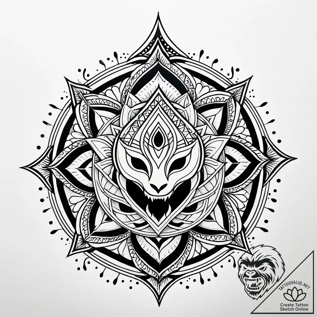 Ghost serpent crowned with starlight, ink ill... - style Jaeger Simple - tattoo sketch (09.11.2025 06:12)