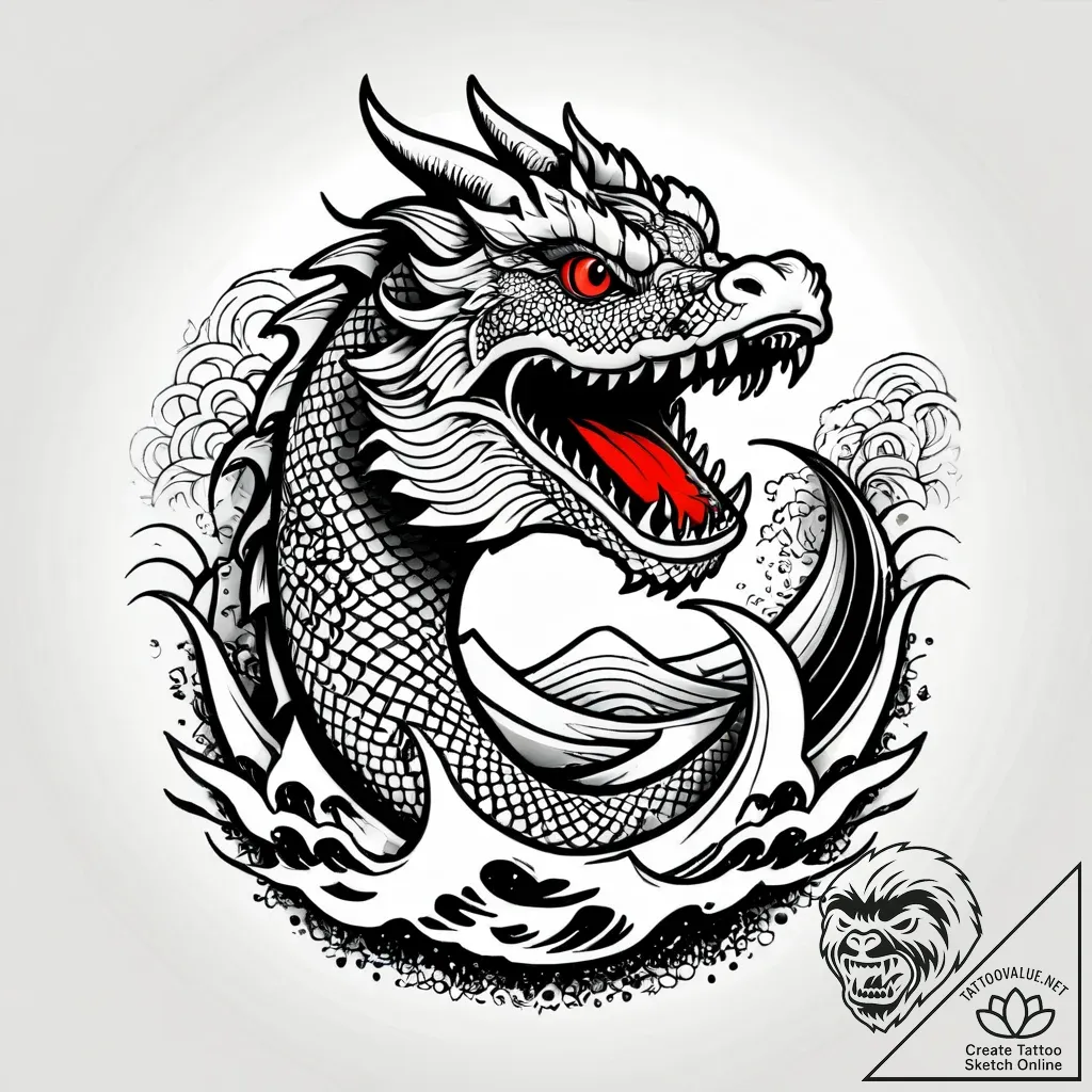 Eskizto, tattoo sketch, fender making funny f... - style Jagger Old - tattoo sketch (09.11.2025 06:23)