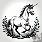 Tat tattoo sketch, horse galloping through da… – style Jagger Old – tattoo sketch (09.11.2025 08:42)