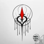 Null symbol tattooed on a finger, signifying… – style Jaeger Simple – tattoo sketch (09.11.2025 11:32)