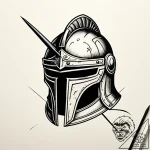 Knightр в р’в р в рір‚в р в р’в р р†р вђљрўв„… – style Jaeger Simple – tattoo sketch (09.11.2025 12:37)