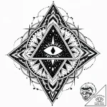 Obsidian relic bleeding starlight, concept ar… – style Jaeger Mini – tattoo sketch (09.11.2025 13:40)