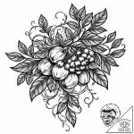 Tat tattoo sketch, veganвђ™s hand holding fre… – style Jaeger Mini – tattoo sketch (09.11.2025 15:15)