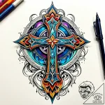 Armor forged from starlight and shadow, ink i… – style Jaeger Simple – tattoo sketch (09.11.2025 15:25)