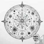 Tattoo sketch, earthsea stars constellation,… – style Jaeger Simple – tattoo sketch (09.11.2025 15:37)