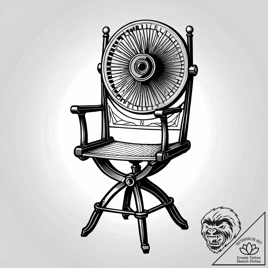 Tat tattoo sketch, directorвђ™s chair and meg... - style Jagger Old - tattoo sketch (09.11.2025 16:06)