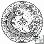 Tat tattoo sketch, intricate circular mandala… – style Jaeger Mini – tattoo sketch (09.11.2025 16:52)
